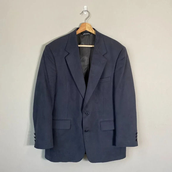 Halls Kansas City Sport Coat Dinner Jacket Blazer Men's Size 40R Gray Career - Picture 2 of 16